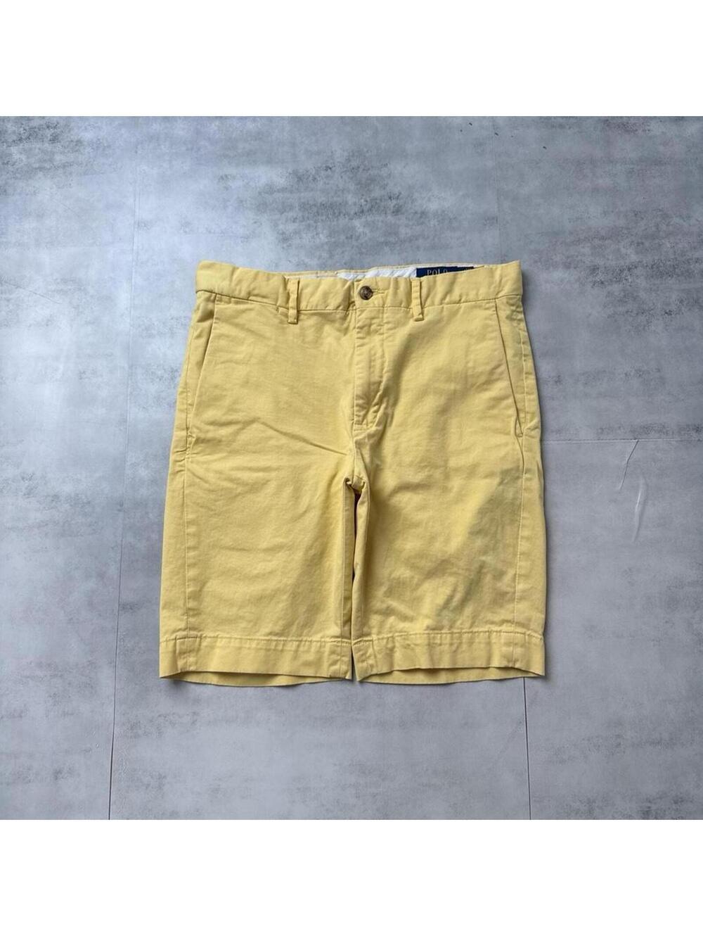 Y2K Polo Ralph Lauren Yellow Chino Shorts